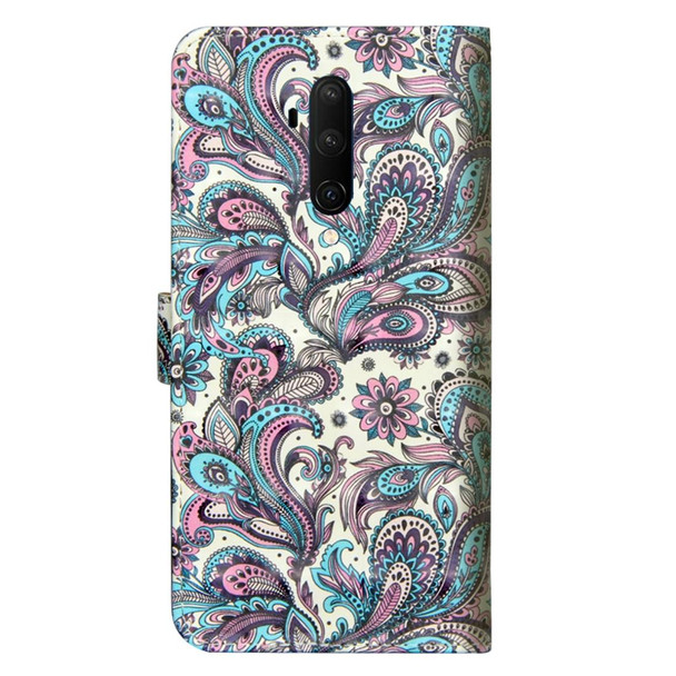 OnePlus 7T Pro / 7 Pro 3D Painting Pattern Horizontal Flip TPU + PU Leather Case with Holder & Card Slots & Wallet(Spiral Pattern)