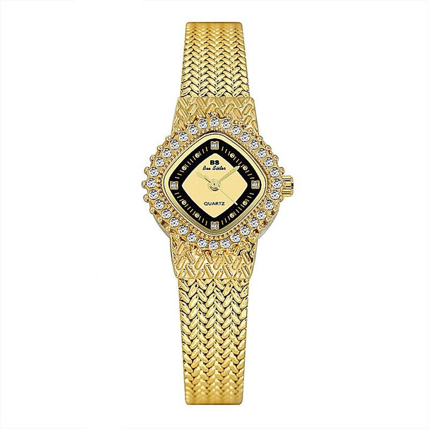 BS Bee Sister FA1659 Chain Watch Wheat Ear Watch Simple Temperament Ladies Watch(Gold)