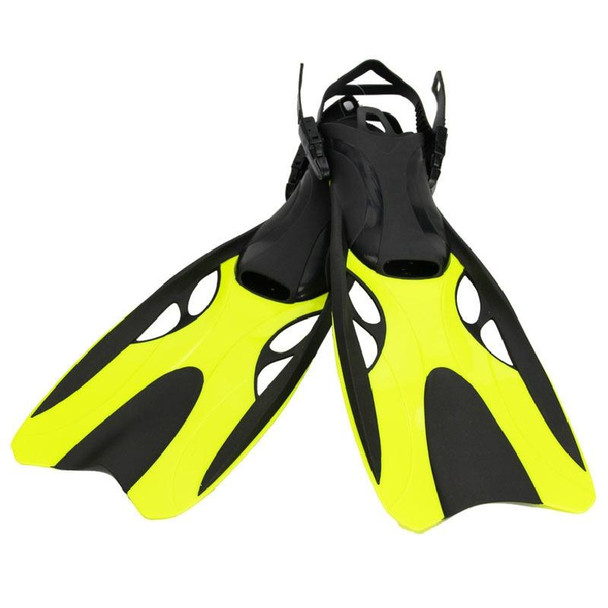 Adjustable Swimming Diving Fins Professional Diving Equipment - Adults, Size: M(Yellow)