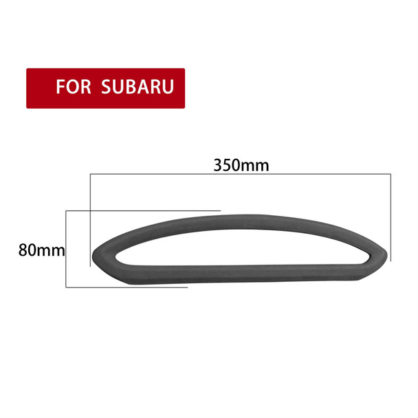 Car Suede Wrap Middle Air Outlet Cover for Subaru BRZ / Toyota 86 2013-2020, Left and Right Drive Universal(Dark Grey)