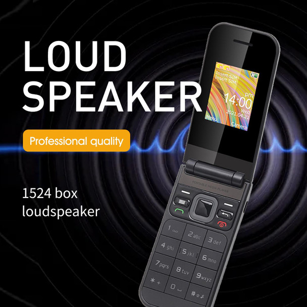 UNIWA F2720 Flip Phone, 1.77 inch, SC6531E, Support Bluetooth, FM, GSM, Dual SIM(White)