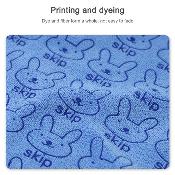 25*50cm Cute Baby Kid Towel Face Microfiber Absorbent Drying Bath Beach Towel Washcloth Swimwear Baby Towel Cotton Kids Towel(Dark blue)