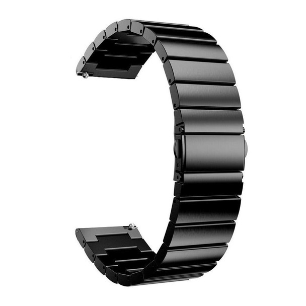 18mm - Samsung Smart Watch One-bead Steel Watch Band(Black)