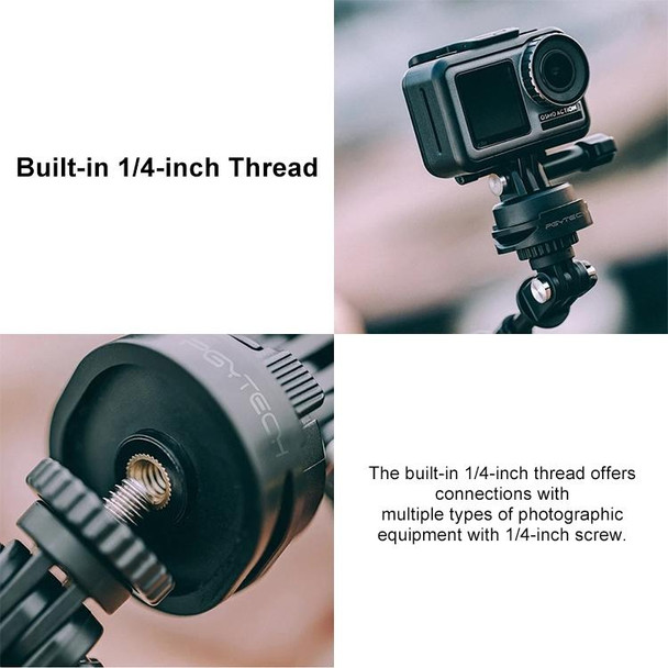 PGYTECH P-11B-023 Tripod Adapter for DJI Osmo Action(Black)