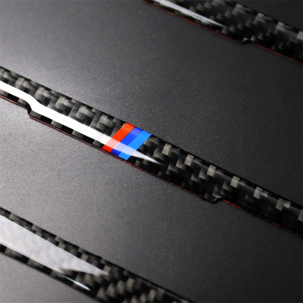 Three Color Carbon Fiber Car CD Panel Decorative Sticker for BMW (F30) 2013-2015 / (F34) 2013-2016