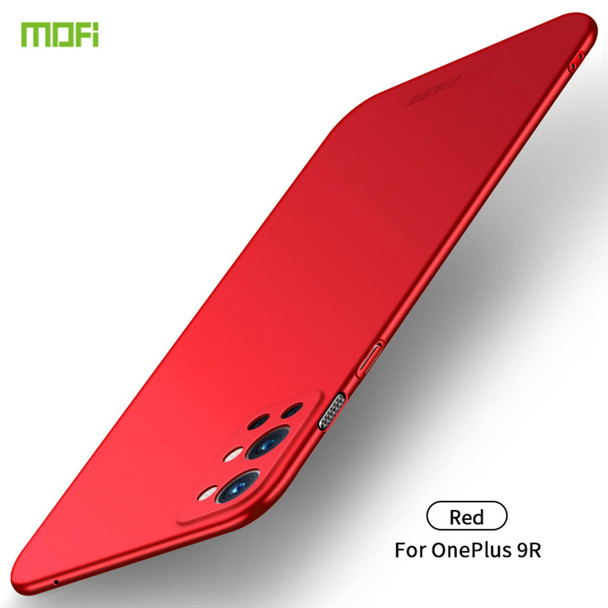 OnePlus 9R MOFI Frosted PC Ultra-thin Hard Case(Red)