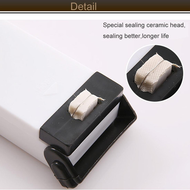 Multi-function Mini Portable Handy Plastic Bag Sealer Sealing Machine(White)