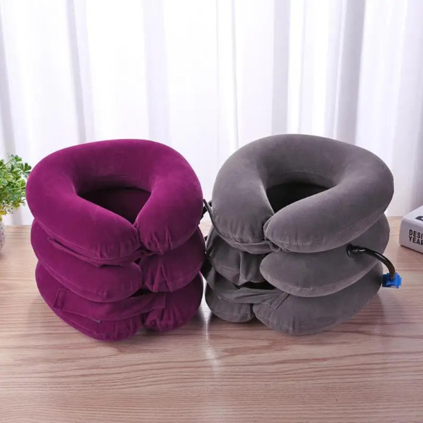 Three Layered Inflatable Neck Cushion