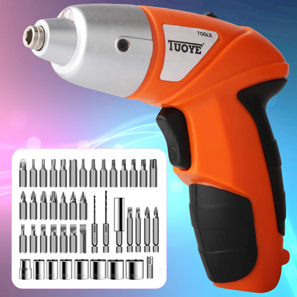 45 Piece Cordless Screwdriver Set