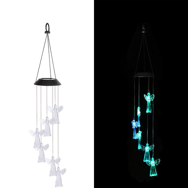 Solar Christmas Wind Chime Lights Outdoor Waterproof Colorful Decoration(D-006)