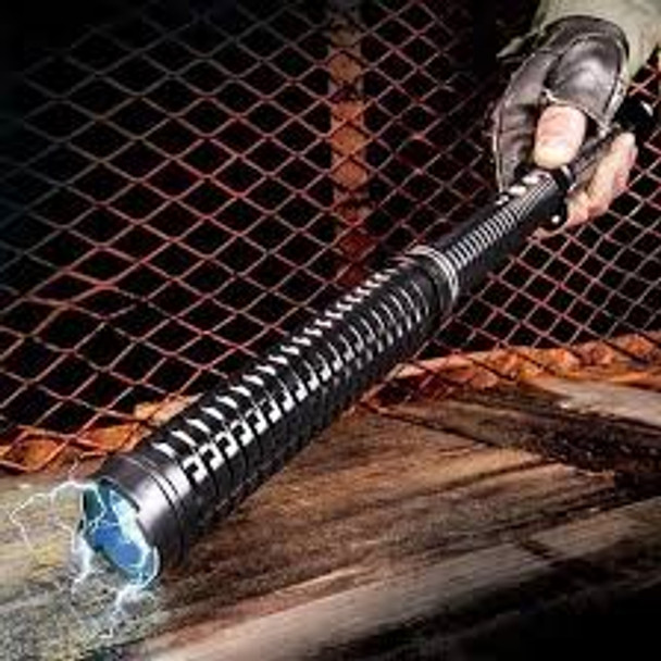 X10 Telescopic Shock Baton And Cree Flashlight