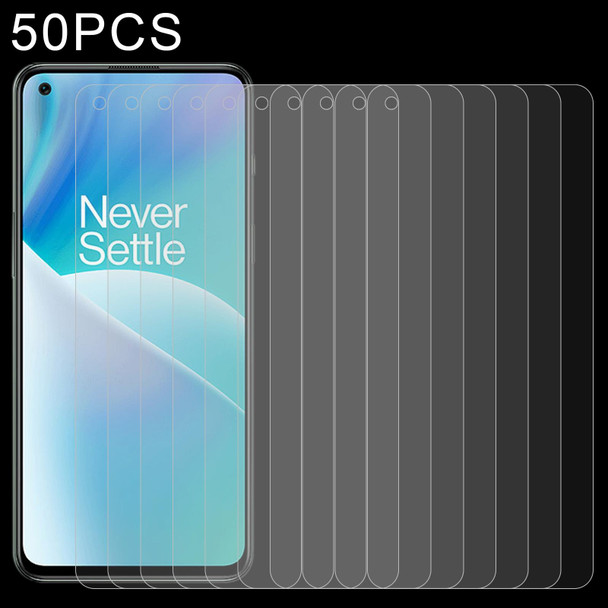 50 PCS 0.26mm 9H 2.5D Tempered Glass Film - OnePlus Nord 2T / Nord 2 5G