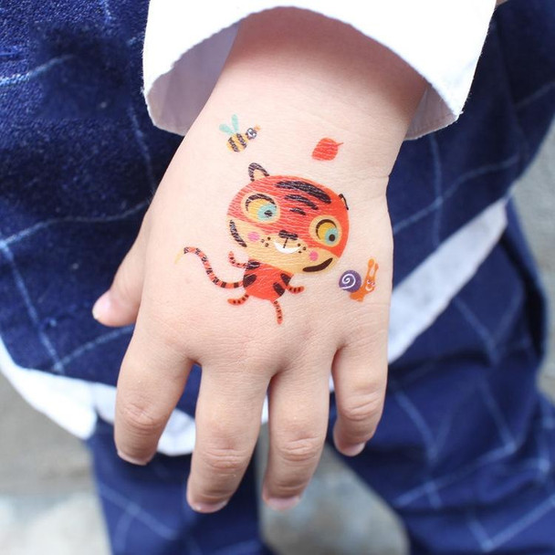 20 PCS Waterproof Anti-Sweat Children Cute Cartoon Animal Tattoo Stickers(EC-591)