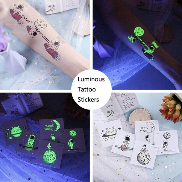 20 PCS Children Waterproof Space Luminous Tattoo Stickers(Ci-109)
