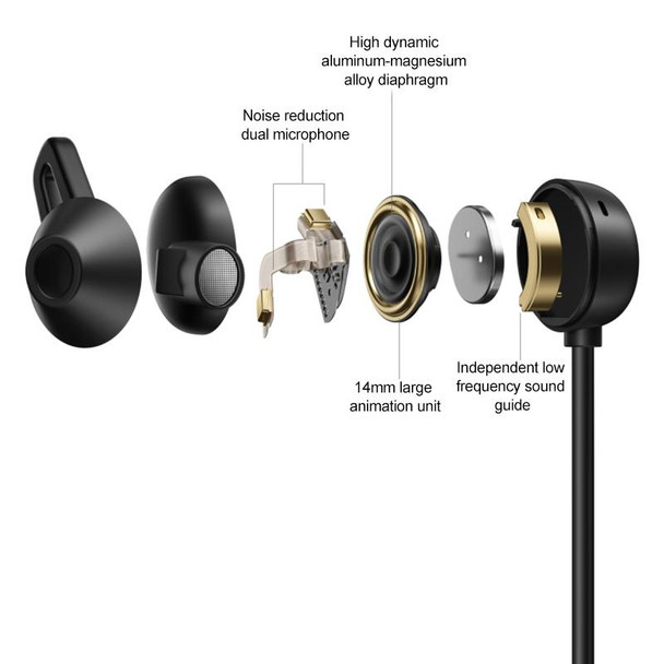 Original Huawei FreeLace Pro Noise Cancelling Bluetooth 5.0 Wireless Earphone(Black)