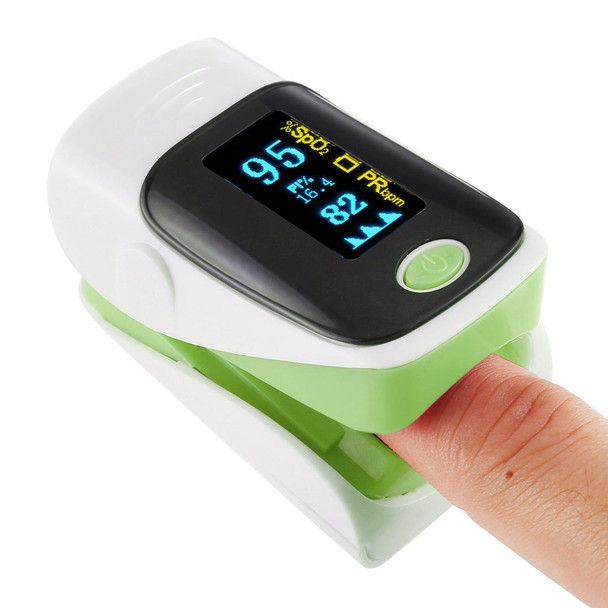 AB-80 Precision Finger Pulse Oximeter Blood Oxygen Monitor(Green)