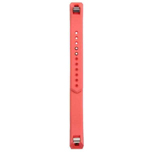 Fitbit Alta Watch Oblique Texture Silicone Watchband, Large Size, Length: about 22cm(Red)