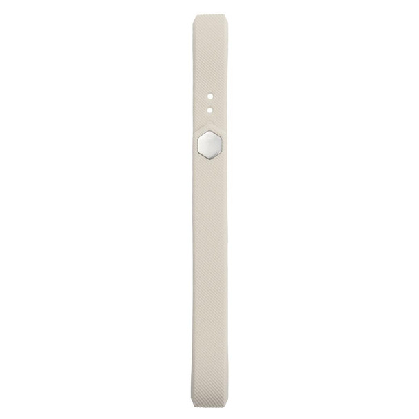Fitbit Alta Watch Oblique Texture Silicone Watchband, Large Size, Length: about 22cm(Beige)