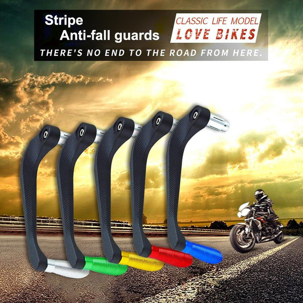2 PCS Motorcycle Modification Accessories Striped Horn Shape Gear Brake Clutch Handbrake(Black)