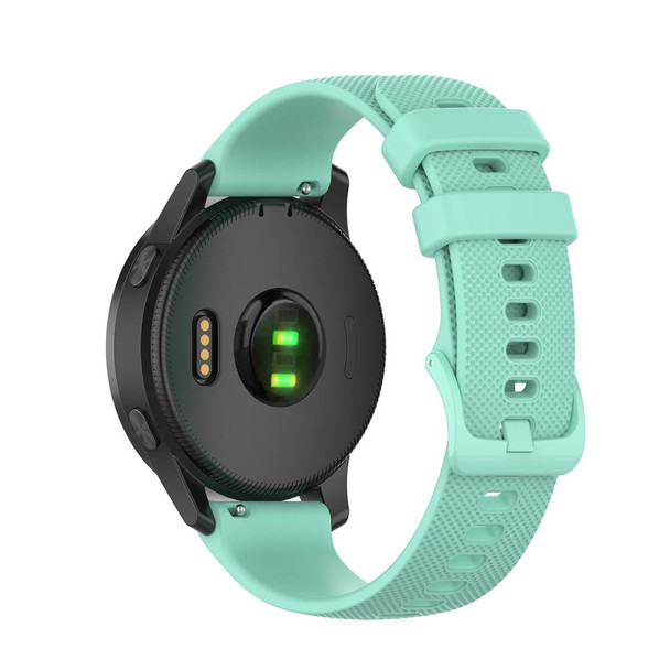 20mm Silicone Watch Band - Huami Amazfit GTS / Samsung Galaxy Watch Active 2 / Gear Sport(Teal green)