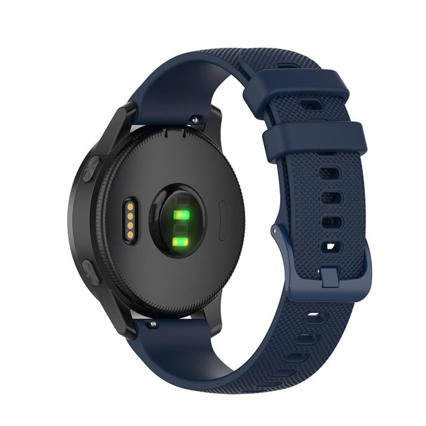 20mm Silicone Watch Band - Huami Amazfit GTS / Samsung Galaxy Watch Active 2 / Gear Sport(Navy blue)