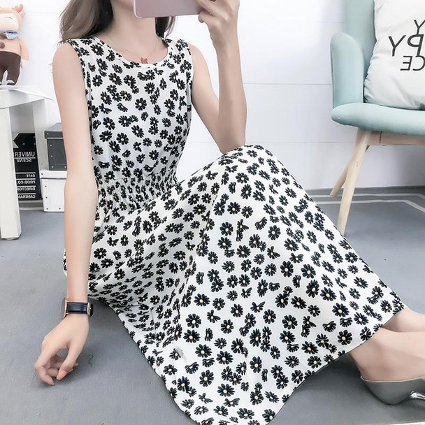 Fashion Printed Slim Slimming Dress (Color:6 Size:M)