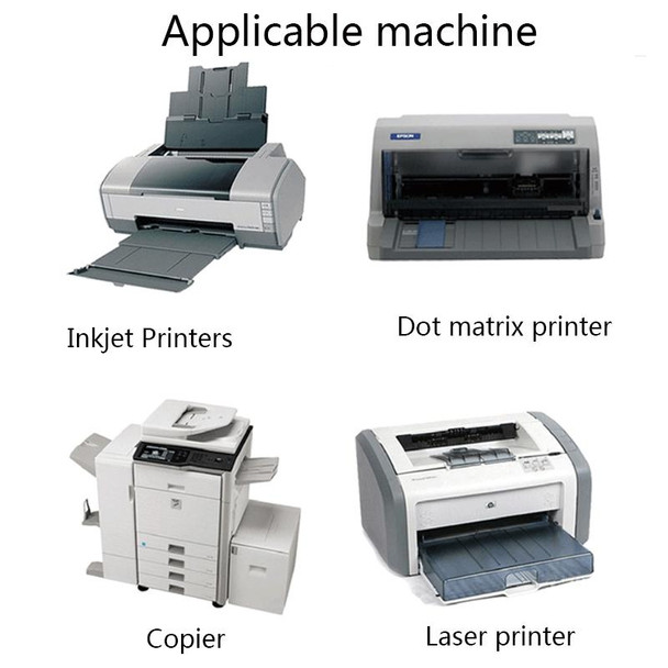 GYNP8081 100 PCS Laser Inkjet Mark Sticker A4 Kraft Paper Self-Adhesive Printing Paper, Colour: Light