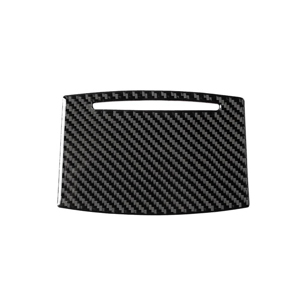 Car Carbon Fiber Water Cup Cover Decorative Sticker for Audi A6 2005-2011, Left and Right Drive Universal