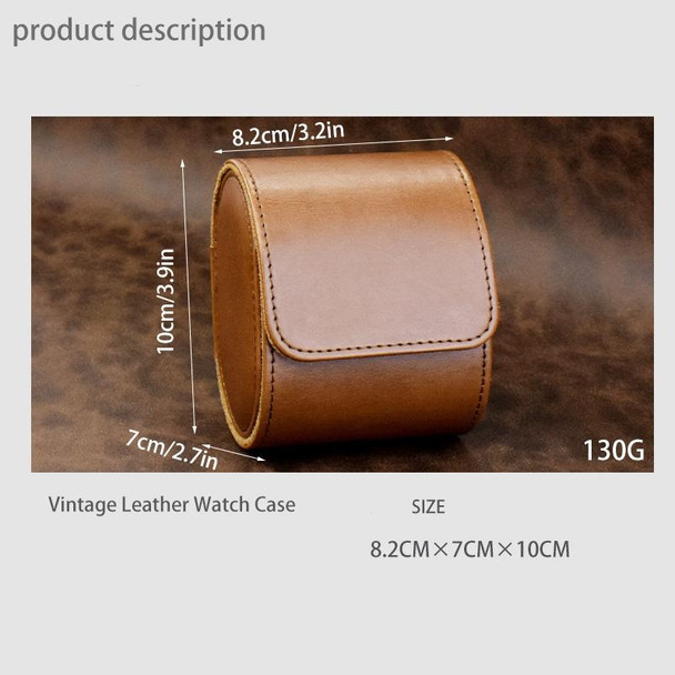 PU Leather Watch Protective Dustproof Display Box Portable Storage Box(Black)