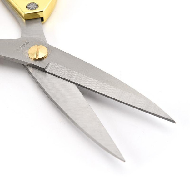 K82 Stainless Steel Alloy Scissors Multifunctional Household Powerful Diamond Scissors(Golden)