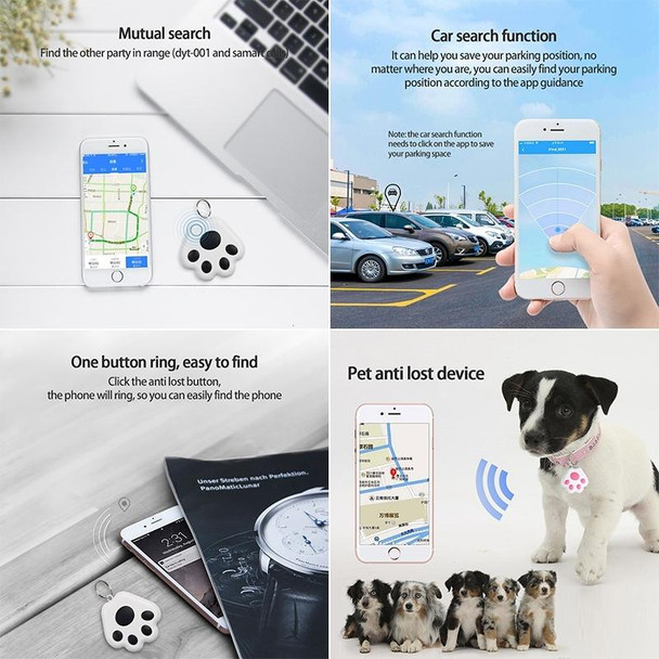 HYC09 Mini Pet Smart Wear GPS Pet Bluetooth Locator Tracker(Black)