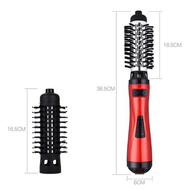 360 Degrees Rotation Electric Hair Dryer Brush Professional Hair Blow Dryer Comb Electric Hair Curler, Random Color Delivery, EU Plug