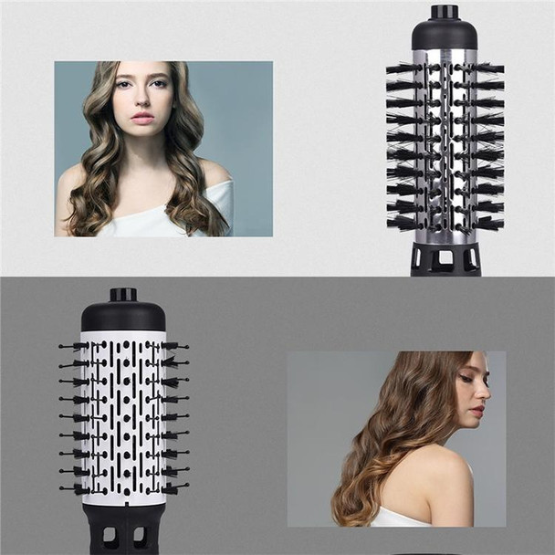 360 Degrees Rotation Electric Hair Dryer Brush Professional Hair Blow Dryer Comb Electric Hair Curler, Random Color Delivery, EU Plug