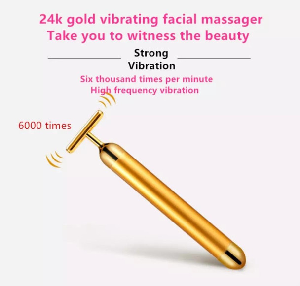 Face Massage Stick Device Electric Beauty Bar Face Massager (6500 Vibrations per Second)