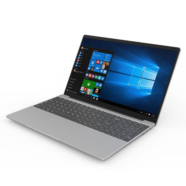 CENAVA F152 Notebook, 15.6 inch, 12GB+256GB, Fingerprint Unlock, Windows 10 Intel Celeron J4105 Quad Core 1.5-2.5GHz, Support TF Card & Bluetooth & WiFi & HDMI, US Plug(Silver)