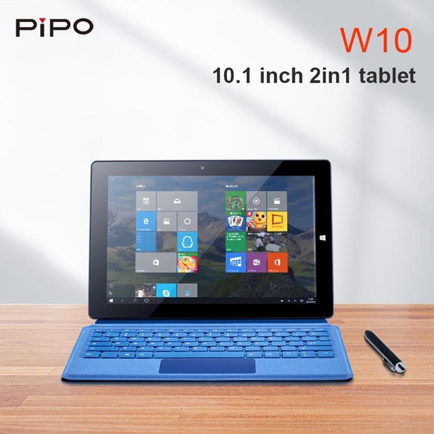 PiPO W10 2 in 1 Tablet PC, 10.1 inch, 6GB+64GB, Windows 10 System, Intel Gemini Lake N4120 Quad Core up to 2.6GHz, with Keyboard & Stylus Pen, Support Dual Band WiFi & Bluetooth & TF Card & HDMI, US