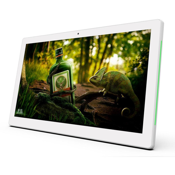 WA1542WH Commercial Tablet PC, 15.6 inch, 2GB+16GB, Android 8.1 RK3288 Quad Core Cortex A17 Up to 1.8GHz, Support Bluetooth & WiFi & Ethernet & OTG, with LED Light Bar(White)