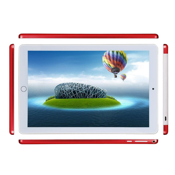 4G Phone Call Tablet PC, 10.1 inch, 2GB+32GB, Android 7.0 MTK6753 Octa Core 1.3GHz, Dual SIM, Support GPS(Red)