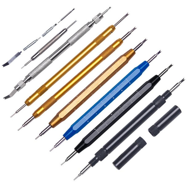 Watch Repair Tool Ear Batch Replacement Watch Strap Tool,Style: 5 PCS Screw Gold 