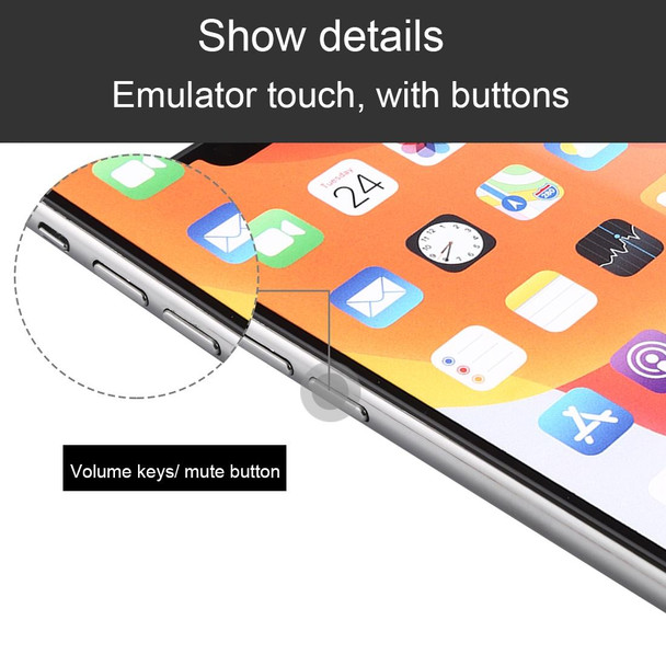 Color Screen Non-Working Fake Dummy Display Model for iPhone 11 Pro Max(Silver)