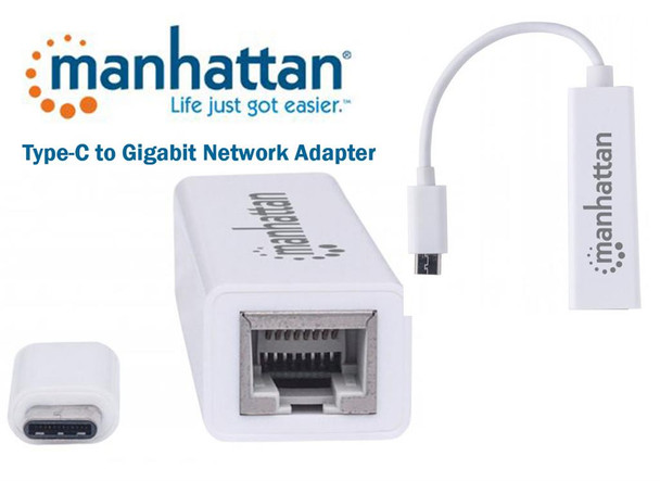 Manhattan Type-C To Gigabit Network Adapter