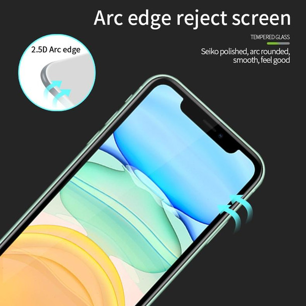 iPhone 11 PINWUYO 9H 2.5D Full Screen Tempered Glass Film(Rose gold)