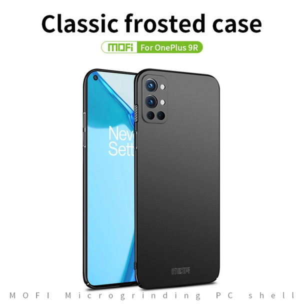 OnePlus 9R MOFI Frosted PC Ultra-thin Hard Case(Blue)