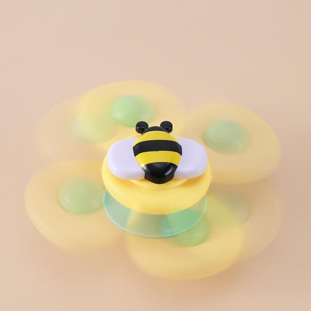 3 In 1 Fingertip Spinner Baby Rattle Three-Color Insect Sucker Turn And Turn Fun Baby Bath Toy
