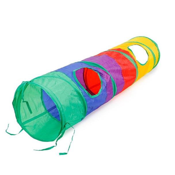 Foldable Cat Channel Rolling Dragon Environmental Protection Puzzle Pet Toy Rainbow Cat Tunnel