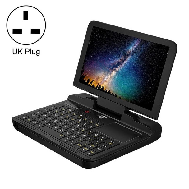 GPD MicroPC Mini Gaming Laptop, 6.0 inch, 8GB+256GB, Windows 10 Intel Celeron N4120 Quad Core, Support Dual Band WiFi & Bluetooth & TF Card, UK Plug(Black)