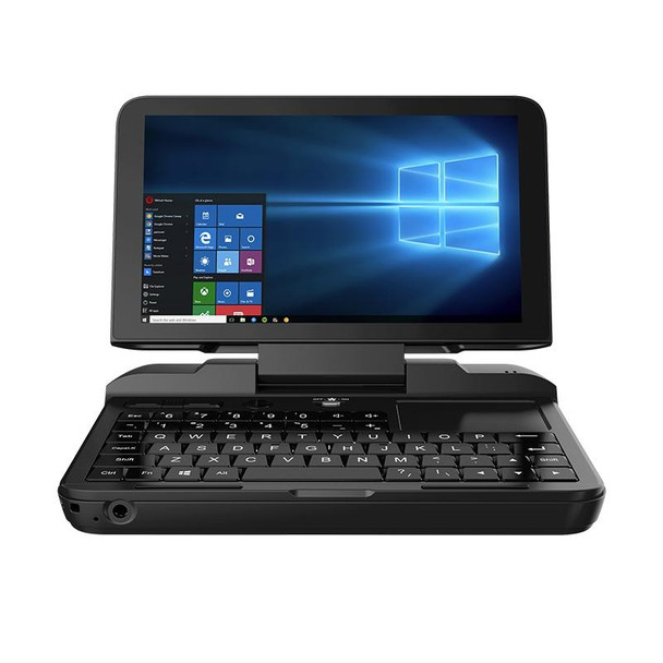GPD MicroPC Mini Gaming Laptop, 6.0 inch, 8GB+256GB, Windows 10 Intel Celeron N4120 Quad Core, Support Dual Band WiFi & Bluetooth & TF Card, UK Plug(Black)