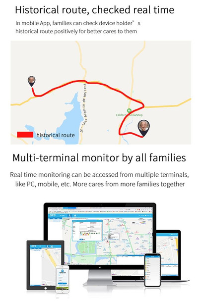 REACHFAR RF-V45-A Mini GPS Smart Tracker Pendant, Support SOS / Camera / Health Management / 4G LTE(Wine Red)