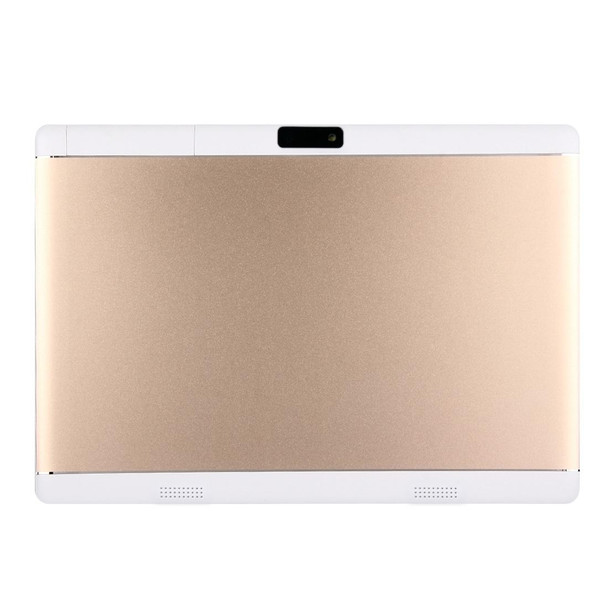 3G Phone Call Tablet PC, 10.1 inch, 2GB+32GB, Android 7.0 MTK6580 Quad Core 1.3GHz, Dual SIM, WiFi, GPS, BT, OTG, with Leatherette Case(Gold)