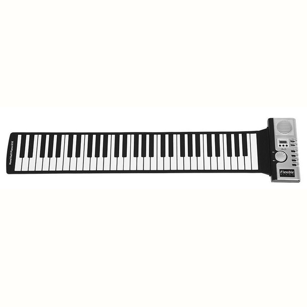 61 Keys Portable Flexible Roll Up Electronic Soft Keyboard Piano with Speakers